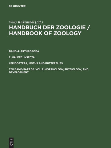 Vol 2: Morphology, Physiology, and Development