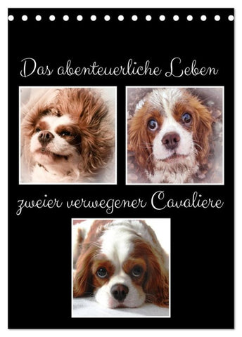 Das abenteuerliche Leben zweier verwegener Cavaliere (Tischkalender 2027 DIN A5 hoch), CALVENDO Monatskalender