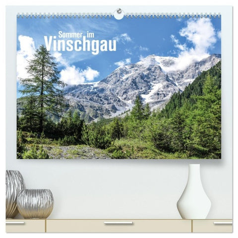 Sommer im Vinschgau (hochwertiger Premium Wandkalender 2027 DIN A2 quer), Kunstdruck in Hochglanz