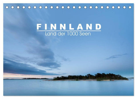 Finnland: Land der 1000 Seen (Tischkalender 2027 DIN A5 quer), CALVENDO Monatskalender