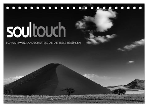 Soultouch - Schwarzweiß Landschaften, die die Seele berühren (Tischkalender 2027 DIN A5 quer), CALVENDO Monatskalender