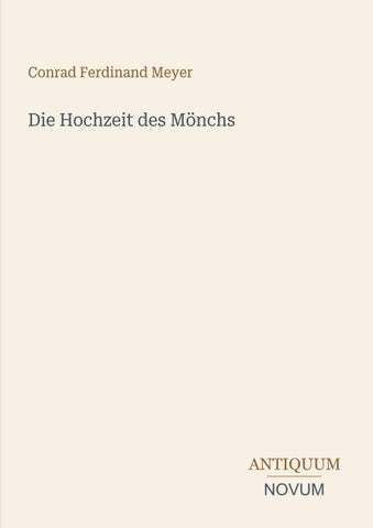Die Hochzeit des Mönchs
