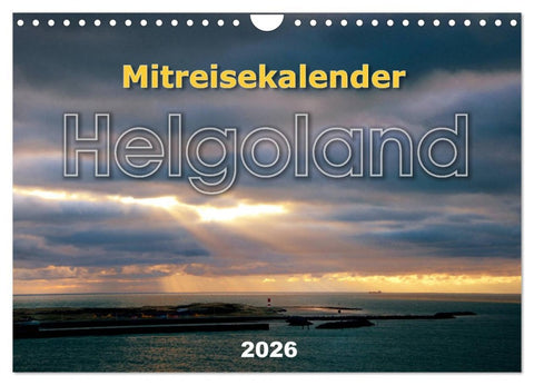 Mitreisekalender 2026 Helgoland (Wandkalender 2026 DIN A4 quer), CALVENDO Monatskalender
