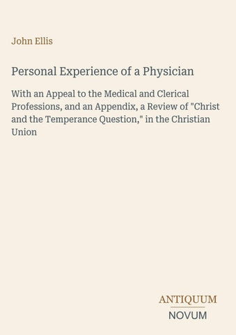 Personal Experience of a Physician