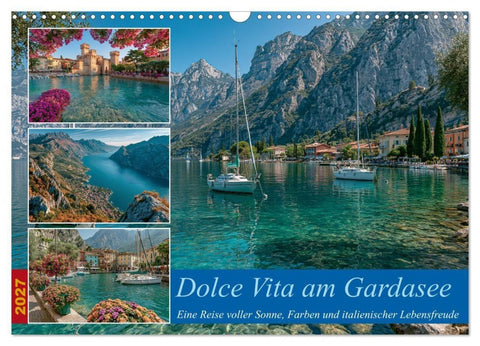 Dolce Vita am Gardasee (Wandkalender 2027 DIN A3 quer), CALVENDO Monatskalender
