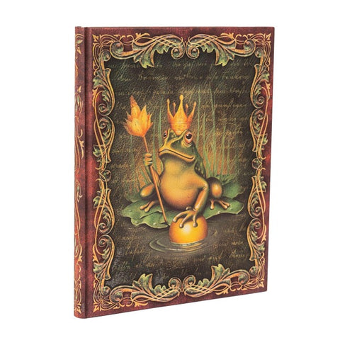 The Brothers Grimm, Frog Prince (Fairy Tale Collection) Ultra Lined Hardback Journal (Elastic Band Closure)
