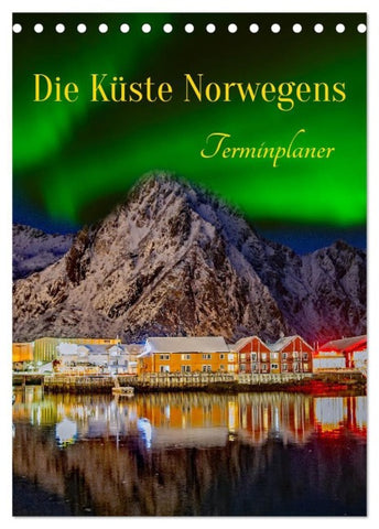 Die Küste Norwegens - Terminplaner (Tischkalender 2027 DIN A5 hoch), CALVENDO Monatskalender