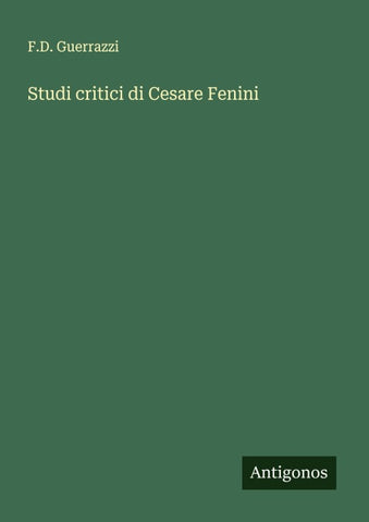 Studi critici di Cesare Fenini