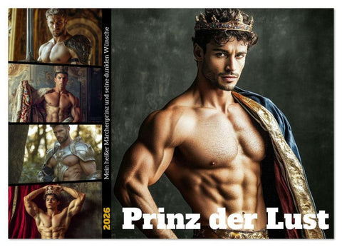 Prinz der Lust (Wandkalender 2026 DIN A2 quer), CALVENDO Monatskalender