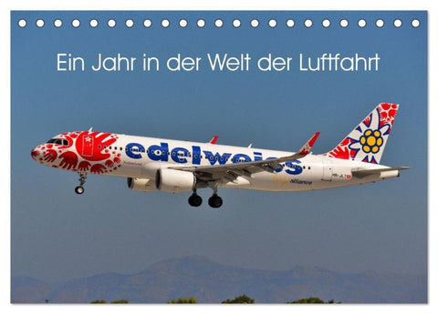 Ein Jahr in der Welt der Luftfahrt (Tischkalender 2026 DIN A5 quer), CALVENDO Monatskalender