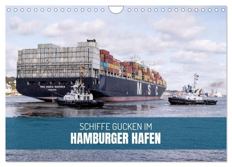 Schiffe gucken im Hamburger Hafen (Wandkalender 2027 DIN A4 quer), CALVENDO Monatskalender