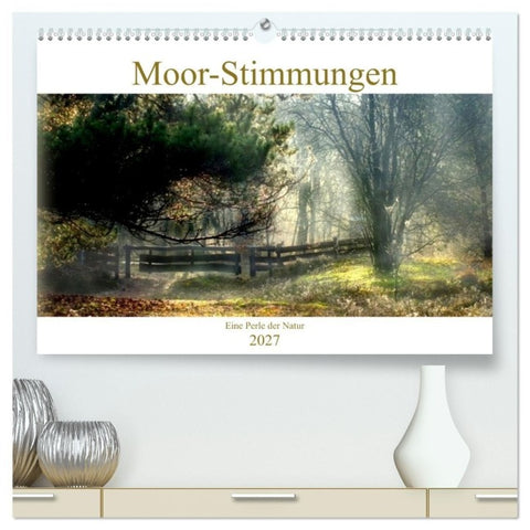 Moor-Stimmungen (hochwertiger Premium Wandkalender 2027 DIN A2 quer), Kunstdruck in Hochglanz