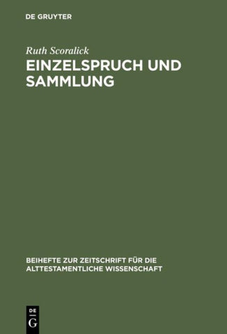 Einzelspruch und Sammlung
