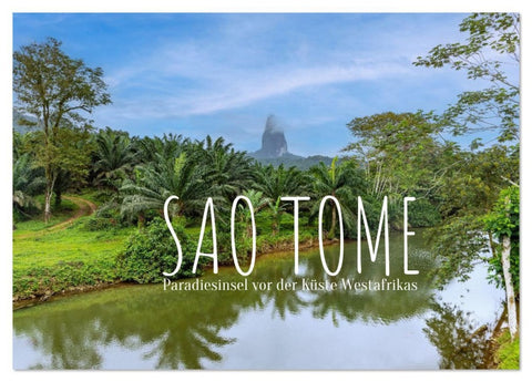 Sao Tome. Paradiesinsel vor der Küste Westafrikas (Tischkalender 2026 DIN A5 quer), CALVENDO Monatskalender