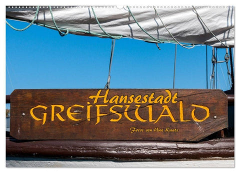 Hansestadt Greifswald (Wandkalender 2027 DIN A2 quer), CALVENDO Monatskalender