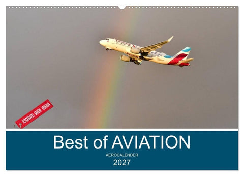 Best of Aviation (Wandkalender 2027 DIN A2 quer), CALVENDO Monatskalender