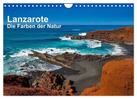 Lanzarote - Die Farben der Natur (Wandkalender 2026 DIN A4 quer), CALVENDO Monatskalender