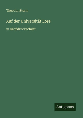 Auf der Universität Lore