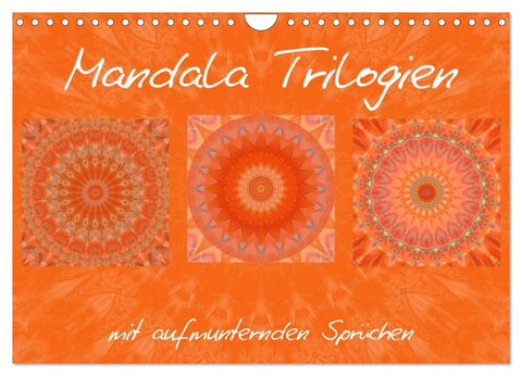 Mandala Trilogien (Wandkalender 2027 DIN A4 quer), CALVENDO Monatskalender