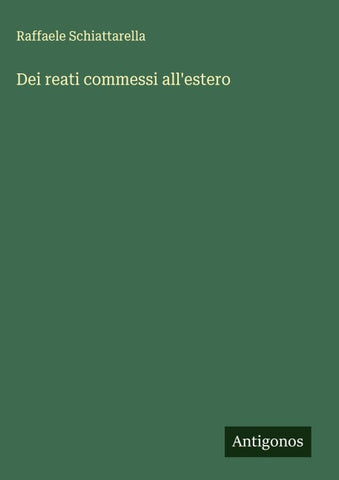 Dei reati commessi all'estero