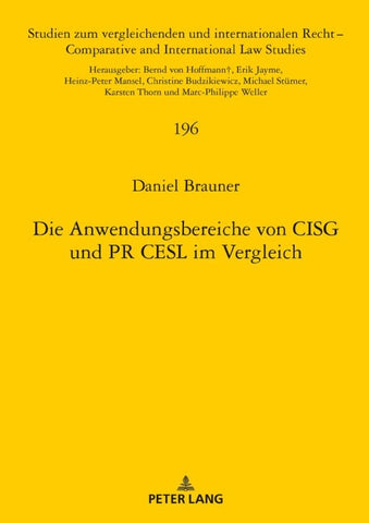 Die Anwendungsbereiche von CISG und PR CESL im Vergleich