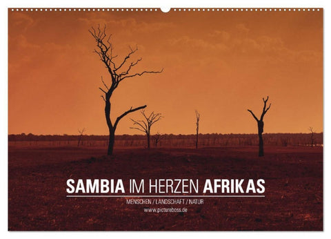 SAMBIA IM HERZEN AFRIKAS (Wandkalender 2027 DIN A2 quer), CALVENDO Monatskalender