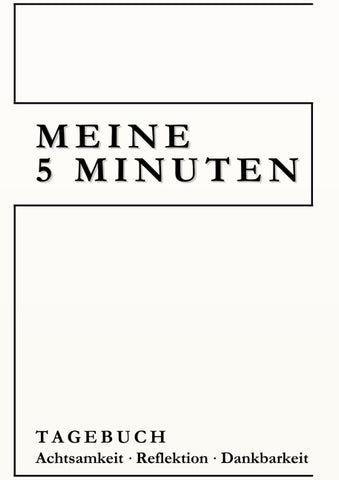 Meine 5 Minuten