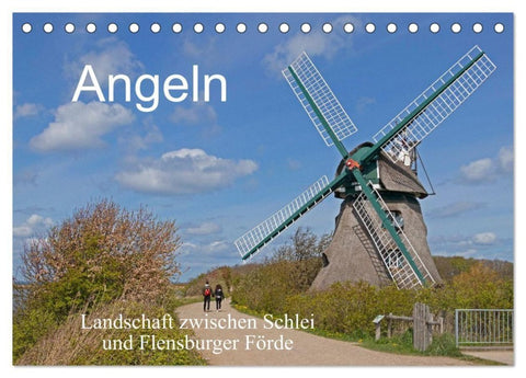 Angeln - Landschaft zwischen Schlei und Flensburger Förde (Tischkalender 2027 DIN A5 quer), CALVENDO Monatskalender