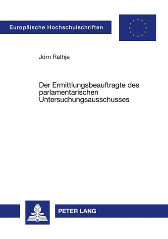 Der Ermittlungsbeauftragte des parlamentarischen Untersuchungsausschusses