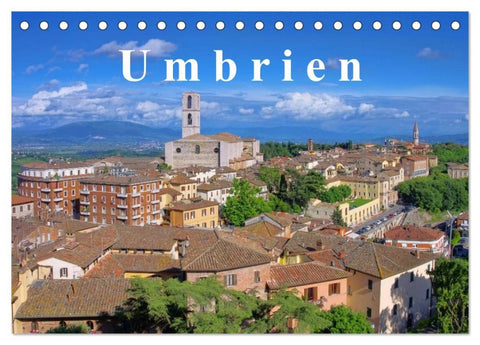 Umbrien (Tischkalender 2026 DIN A5 quer), CALVENDO Monatskalender