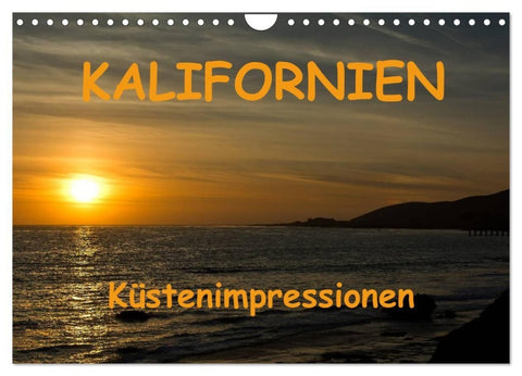KALIFORNIEN Küstenimpressionen (Wandkalender 2027 DIN A4 quer), CALVENDO Monatskalender