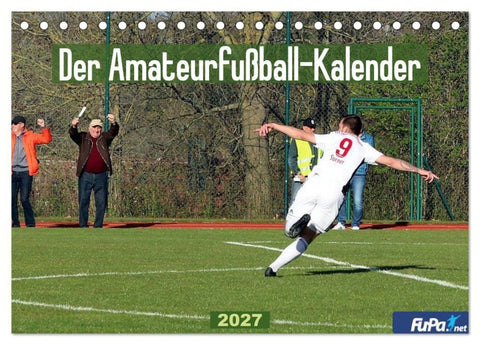 Der Amateurfußball-Kalender (Tischkalender 2027 DIN A5 quer), CALVENDO Monatskalender