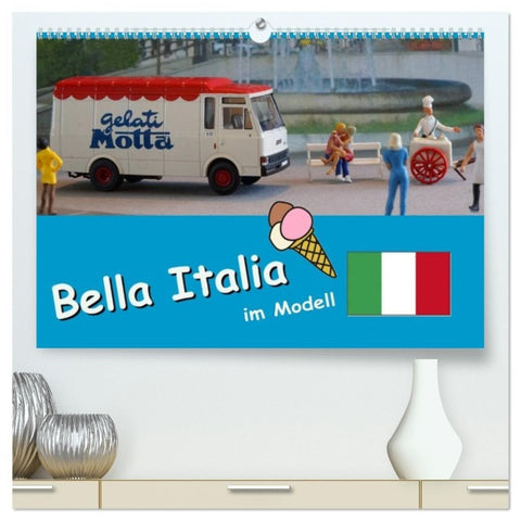 Bella Italia im Modell (hochwertiger Premium Wandkalender 2027 DIN A2 quer), Kunstdruck in Hochglanz