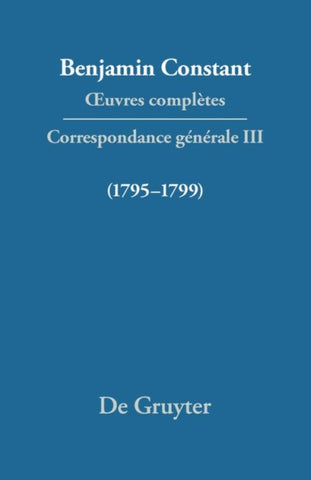 Correspondance 1795–1799