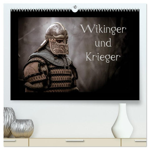 Wikinger und Krieger (hochwertiger Premium Wandkalender 2027 DIN A2 quer), Kunstdruck in Hochglanz
