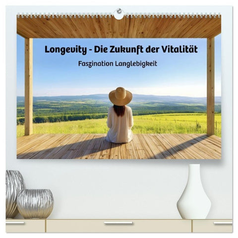 Longevity - Die Zukunft der Vitalität (hochwertiger Premium Wandkalender 2027 DIN A2 quer), Kunstdruck in Hochglanz