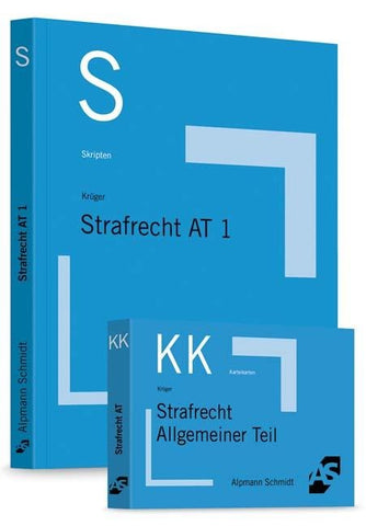 Bundle Krüger/Schäffer, Skript Strafrecht AT 1 + Schäffer/Reiß, Karteikarten Strafrecht AT