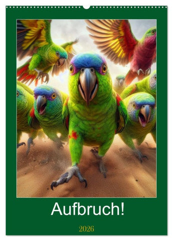 Aufbruch! (Wandkalender 2026 DIN A2 hoch), CALVENDO Monatskalender