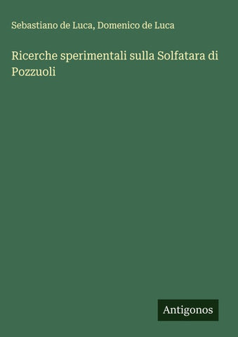 Ricerche sperimentali sulla Solfatara di Pozzuoli