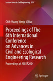 Proceedings of The 6th International Conference on Advances in Civil and Ecological Engineering Research