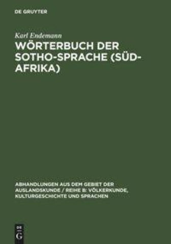 Wörterbuch der Sotho-Sprache (Süd-Afrika)