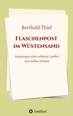 Flaschenpost im Wüstensand