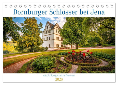 Dornburger Schlösser bei Jena (Tischkalender 2026 DIN A5 quer), CALVENDO Monatskalender