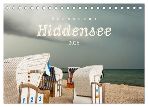 Sehnsucht Hiddensee 2026 (Tischkalender 2026 DIN A5 quer), CALVENDO Monatskalender