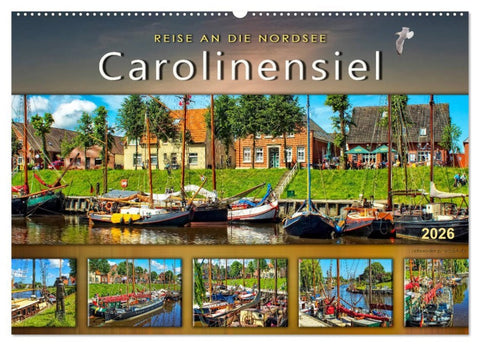 Reise an die Nordsee - Carolinensiel (Wandkalender 2026 DIN A2 quer), CALVENDO Monatskalender