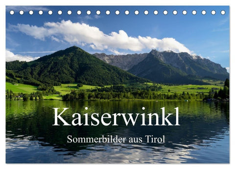 Kaiserwinkl - Sommerbilder aus Tirol (Tischkalender 2027 DIN A5 quer), CALVENDO Monatskalender