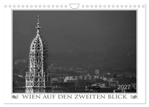 Wien auf den zweiten Blick (Wandkalender 2027 DIN A4 quer), CALVENDO Monatskalender