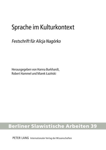 Sprache im Kulturkontext