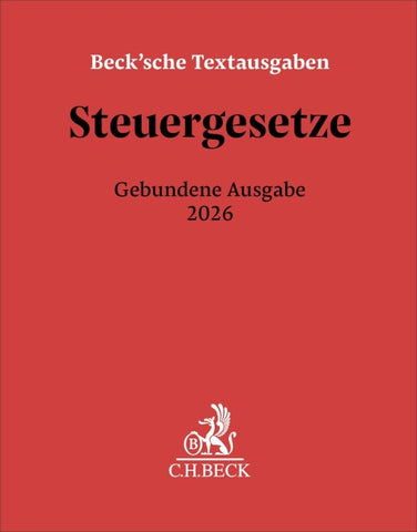 Steuergesetze Gebundene Ausgabe 2026