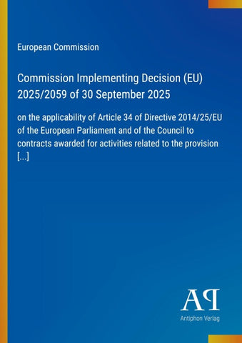Commission Implementing Decision (EU) 2025/2059 of 30 September 2025